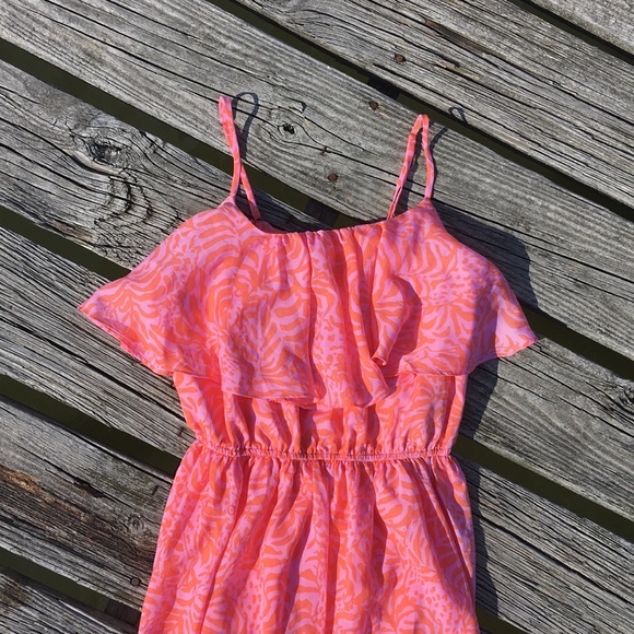 Spring Tiger zebra Barbiecore Lilly Pulitzer Dress animal print pink orange - Picture 2 of 8